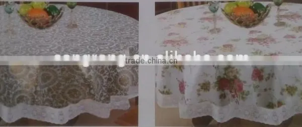 Round PEVA Table Cloth