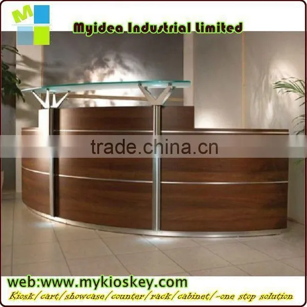 SZ-BA005-C231 Modern Reception Counter Pub Bar Counter Bamboo Bar Counter photo-2