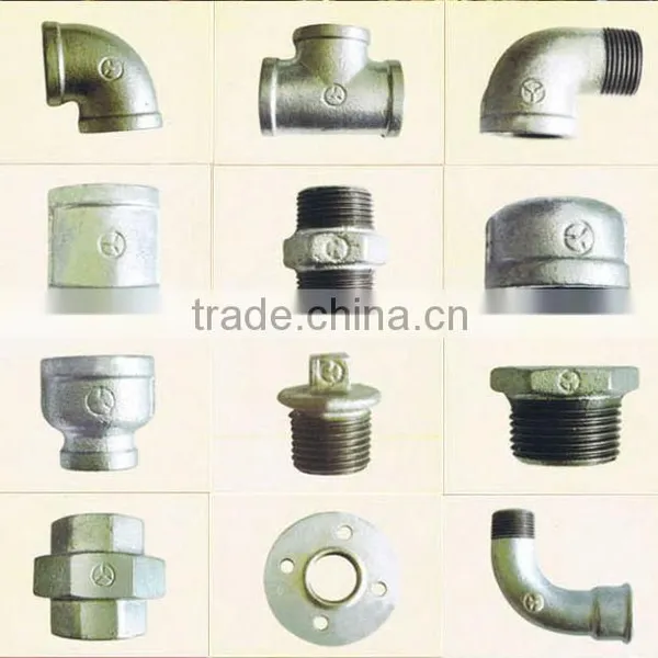 Malleable Iron Pipe Fitting Made in China, UL Certificate, EN10242, Cap, 300 photo-6