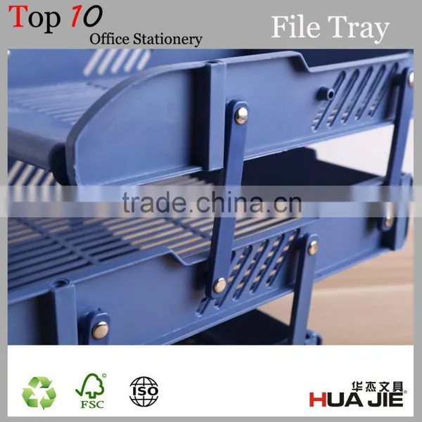 Office Plastic File Document Tray With 3 Trays photo-5