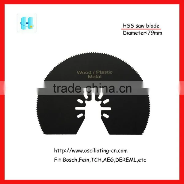80mm HSS Half Circle Oscillating Saw Blade(d)