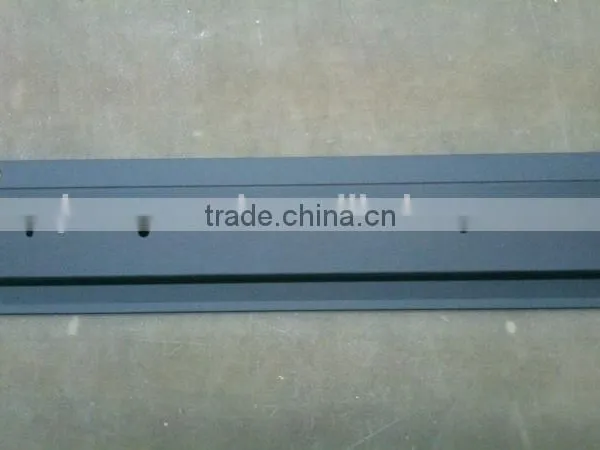 Black Anodized Perforated Extruded Profile Aluminum photo-2