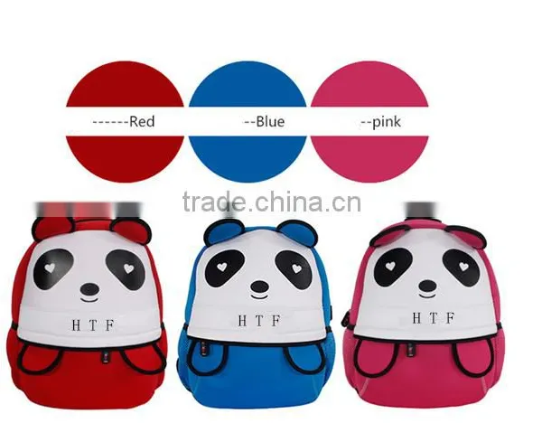 Customized Neoprene Cartoon Childer Aminal Backpack With Kindergarten School Bags and Backpacks photo-2