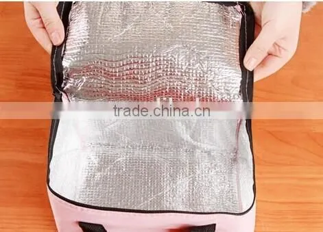 Candy Colors Portable Bag Cooler Bag Fresh Bag Lunch Bag Tote Small Bag HOT photo-4