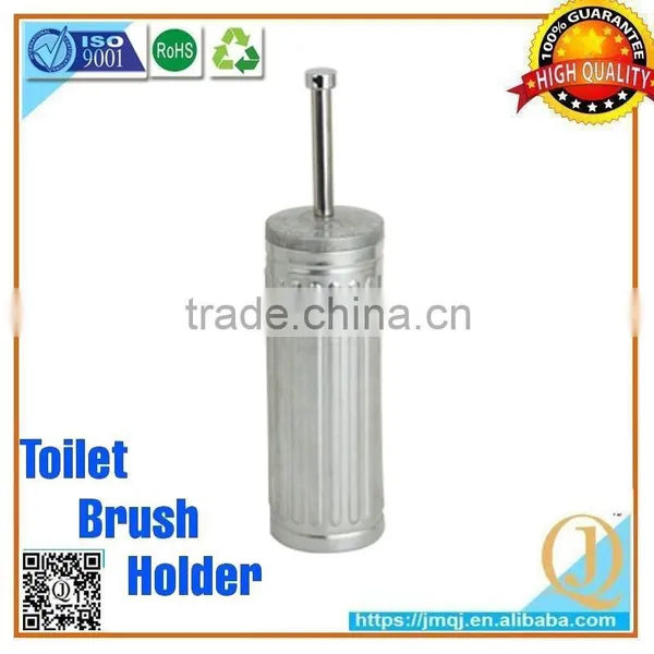 Galvanized Toilet Brush Holder With Ball Plastic Toilet Brush