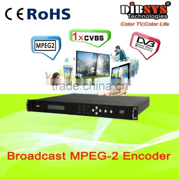 Single Channel Mpeg2 Dvb Encoder/SD Video Encoder