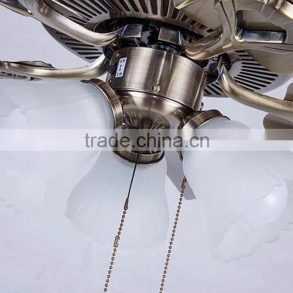 Iron Ceiling Fan, Brushed Bronze photo-6