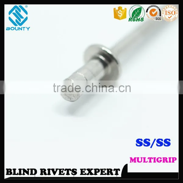HIGH QUALITY FACTORY DOME HEAD STAINLESS STEEL BODY STAINLESS STEEL MANDREL MULTI GRIP POP BLIND RIVETS photo-5