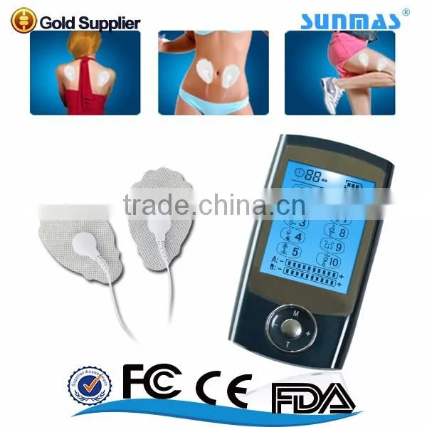 Sunmas Cheap 2 Channel 4 Pads Low Frequency Therapy Equipment
