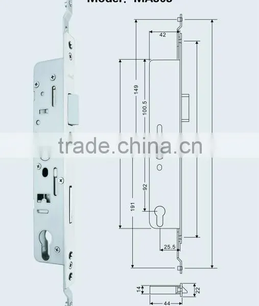 Door Locks for Aluminium Door MA303