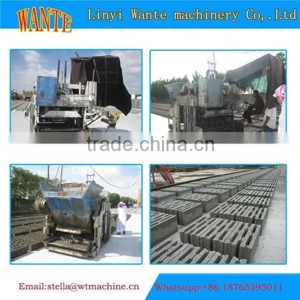 WT10-15 Automatic Concrete Hollow Block Making Machine Mobile Block Machine photo-4