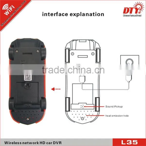 Wireless WiFi Network Car Driving Video Recorder,L35 photo-6