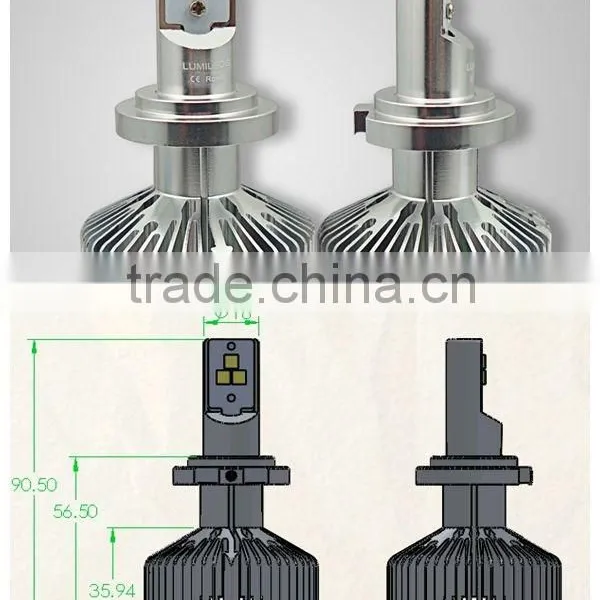 Cost Price Latest 35w H1 H3 H4 H7 H8 H9 H10 H11 H13 H16 9005 9006 9007 9008 9012 880 881 D1 D2 D3 D4 Car Led Headlight Kit photo-2