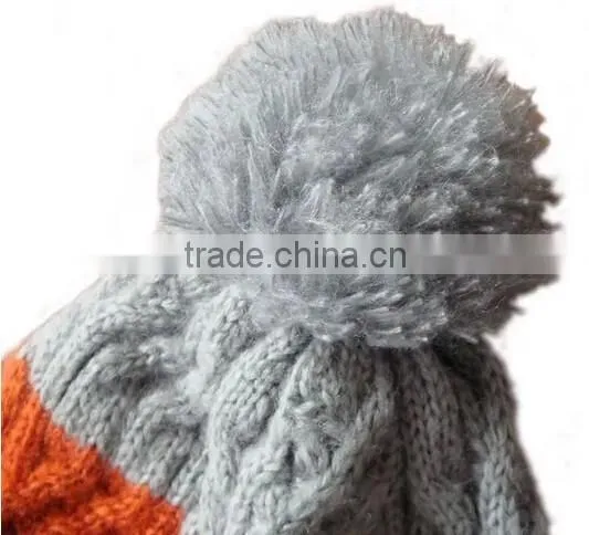 New Arrival Unisex Acrylic Knitted Winter Hat Scarf Glove Set photo-4