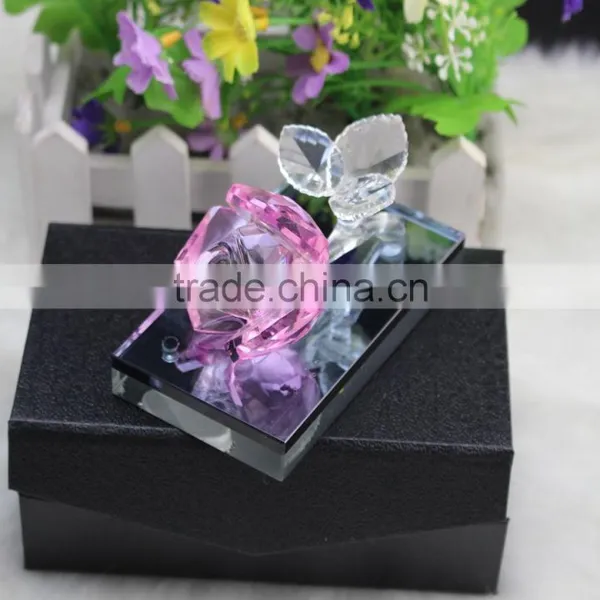 Factory Directly Sale Hot Seller High Quality Crystal Rose With Base Togther for Hot Selling Quality Choice photo-6
