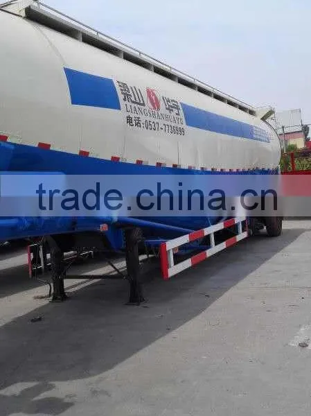 Steel Material 60cbm 3 Axle 50 Tons Bulk Powder Tractor Trailers photo-3
