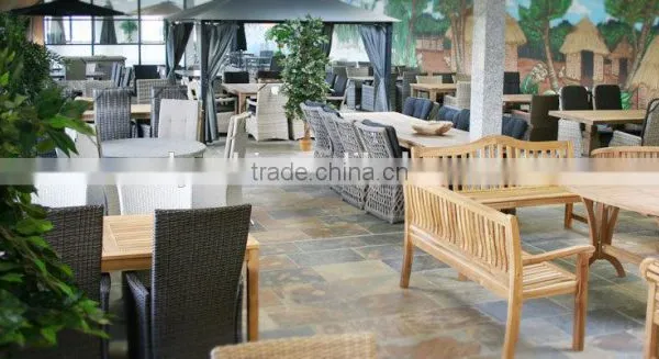 Fashionable Italy Style Outdoor Rattan Coffee Table and Chairs Set Round Wicker Sofa photo-6