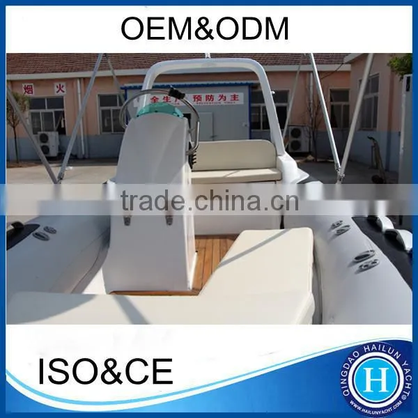 Rib Boat 470 Fiberglass Hull Rib Boat Set With Completed Boat Accessories photo-6