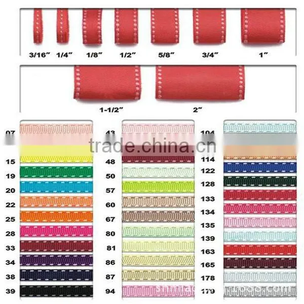 High Quality Wholesale Stitched Packing Petersham Grosgrain Ribbon photo-4