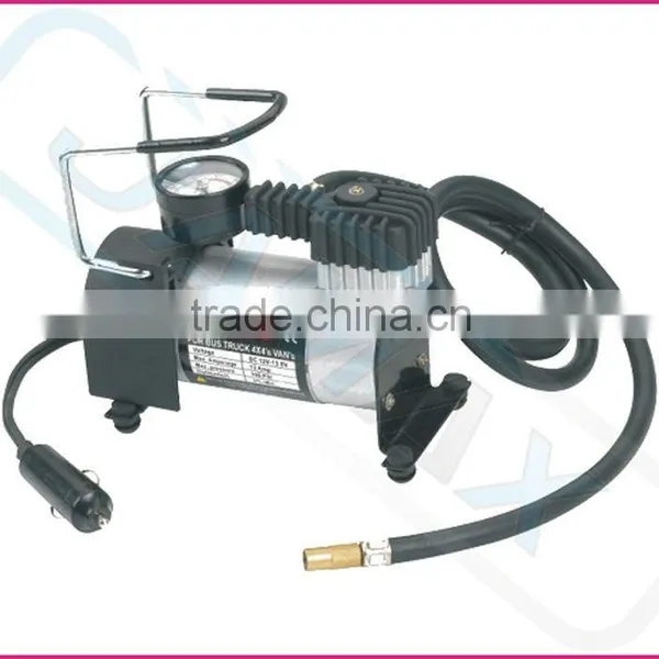 PORTABLE MINI METAL AIR COMPRESSOR KIT AUTO WATER PROOF GREAT FOR CAR SUV VAN