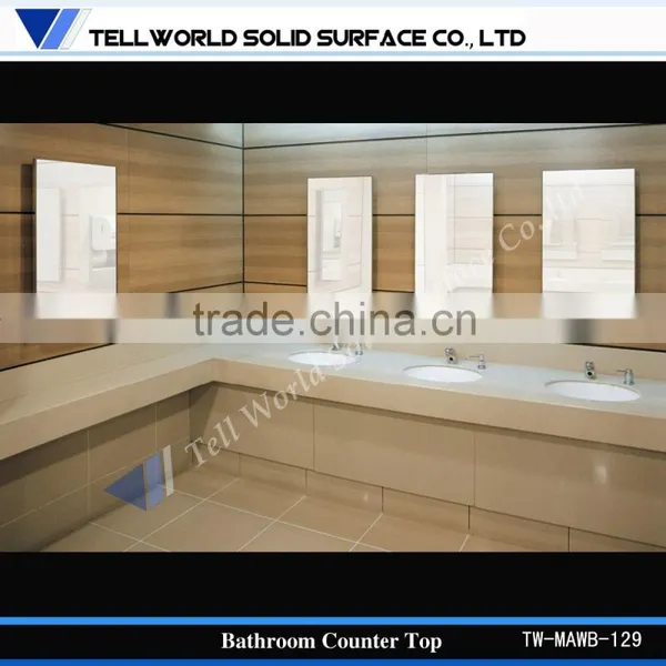 Corian Vanities, Solid Surface Bathroom Counter, Corian Bathroom Cabinetry photo-2
