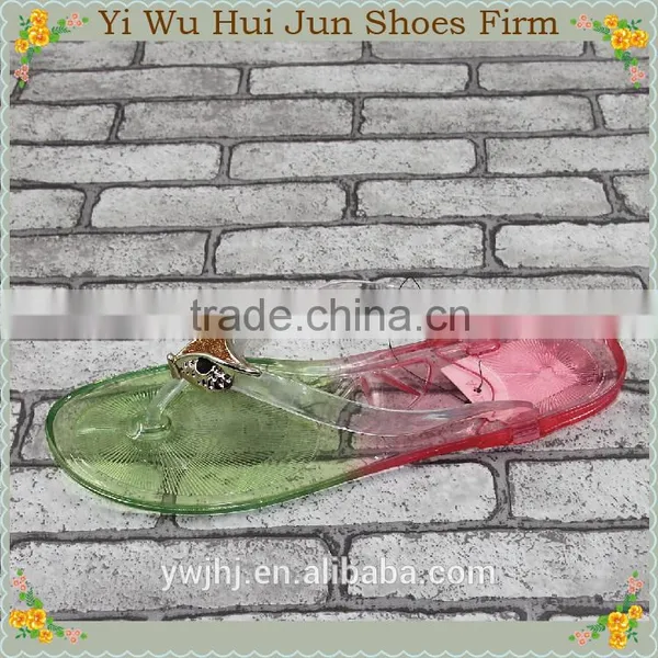 Popular Sexy Woman Jewele Flat Sandals Guest Room Slippers