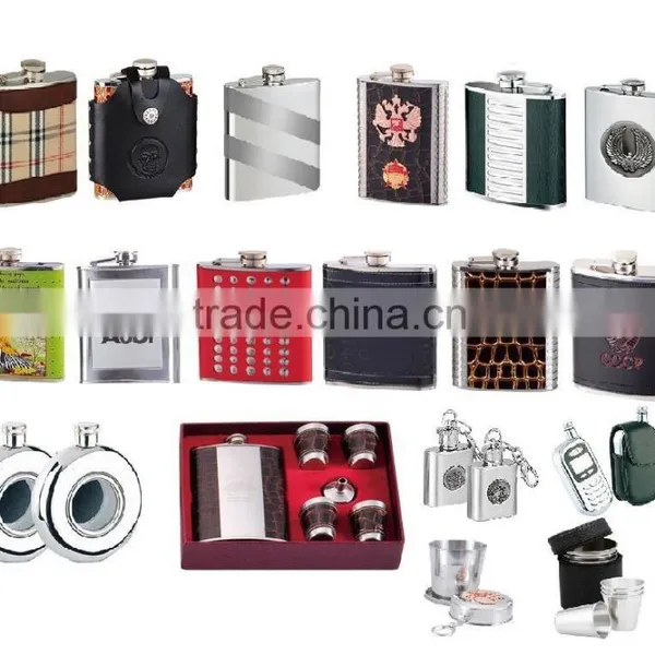 Stoup Suit Comprises Hip Flask and a Pen and a Multifunctional Knife and the Box and Card Holder and so on photo-4