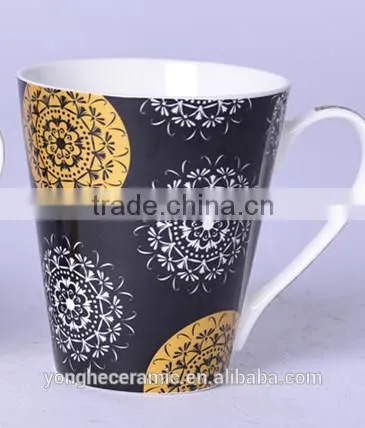 Promotional High Quality Ceramic Imitation Gold Coffee Mug