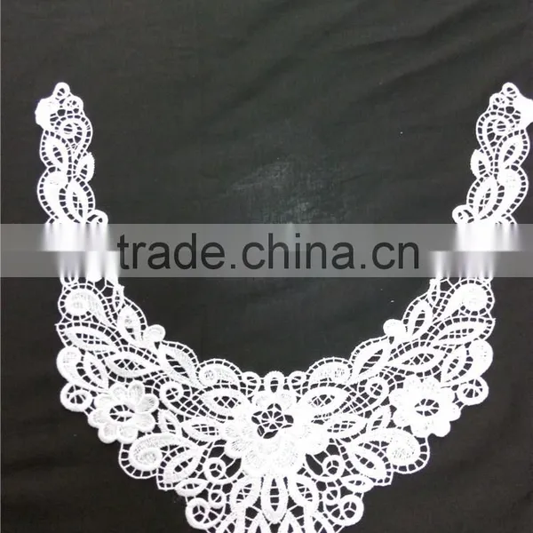 Exquisite Fashion Cotton Embroidiery Lace Water Soluble Collar for Ladies Suit Dress Blouse photo-5