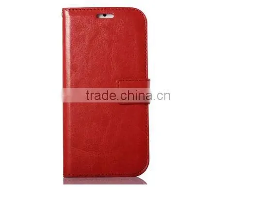 Factory High Quality Crazy Horse Pattern Wallet PC+PU Leather Case for IPhone 6 Plus Case With Photo Frame With Card Slot photo-6