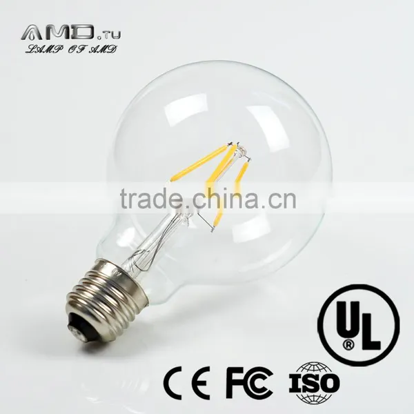 UL CE List G80 G95 LED Filament Globe 6W 8W=80W Incandescent Bulb 2200-6500k E26 E27 B22 photo-4