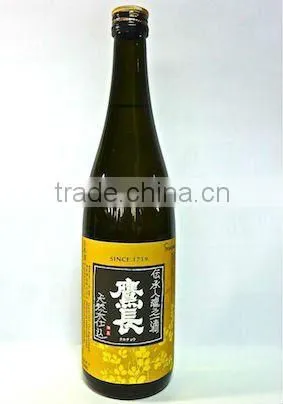 Takacho Karakuchi Sake 720ml High Quality Japanese Sake Alcohol List Beverages