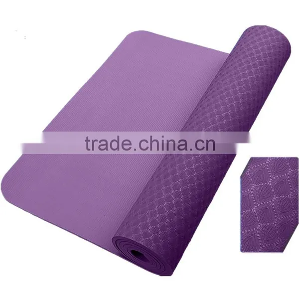 Wholesale Eco Friendly 6mm 8mm 10mm Black Tpe Yoga Mat Manufacturer Quality Choice Supplier's Choice photo-4