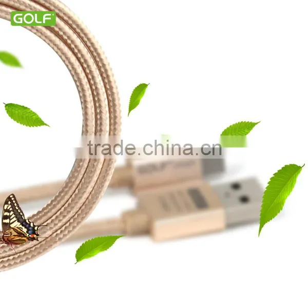 GOLF Newest Fast Charging Multi-purpose Usb Cable Type c 3.0 Metal Braided Cable photo-6