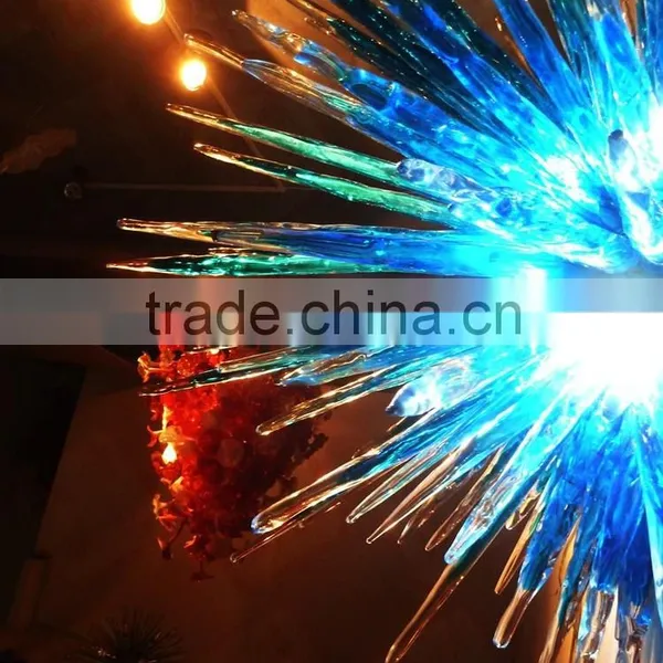 Hand Blown Glass Wall Decoration XO-20150703&Murano Glass Chandelier From Famous Chinese Glass Artist Mr Ou photo-4