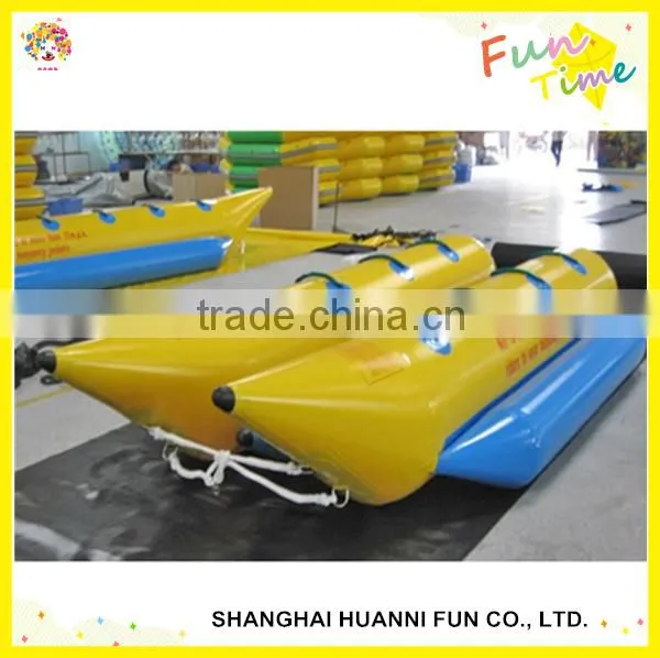 Best Seller in Summer Inflatable Banana Boat Water Float Game Cheap Price Factory Supply photo-2