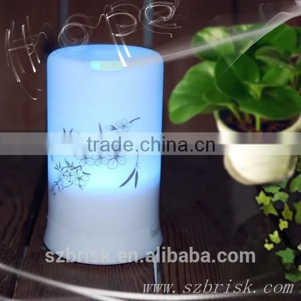 100ML LED Light Ultrasonic 4 Time Settings Aroma Diffuser Humidifier Aromatherapy Air Mist Purifier BK-EG-FD01 photo-3