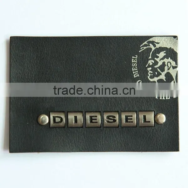 Fashion Metal Leather Label photo-2
