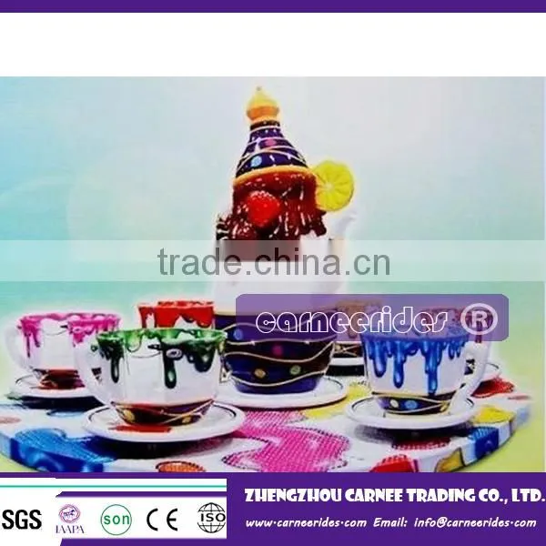 Carnival Equipment , Rotary Coffee Cups Rides Family Amusement Carnival Equipment photo-2