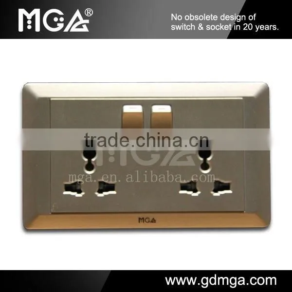 MGA A8 Series Universal Wall Socket With Switch photo-3