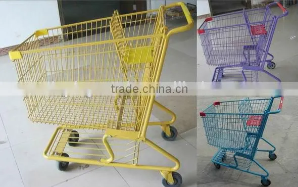 Metal Chrome Kids Supermarket Shopping Trolley HSX-S441 photo-6
