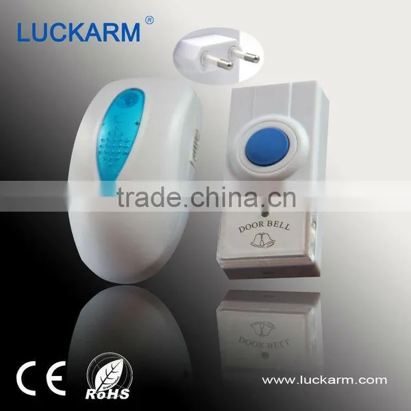 Mouse Shape Wireless Security System Plug in Type Digital Wireless Doorbell With Flashing Light photo-2
