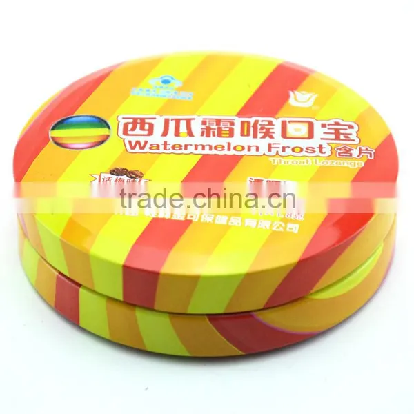 Factory Wholesale Food Grade Mint Round Metal Tins Small photo-2