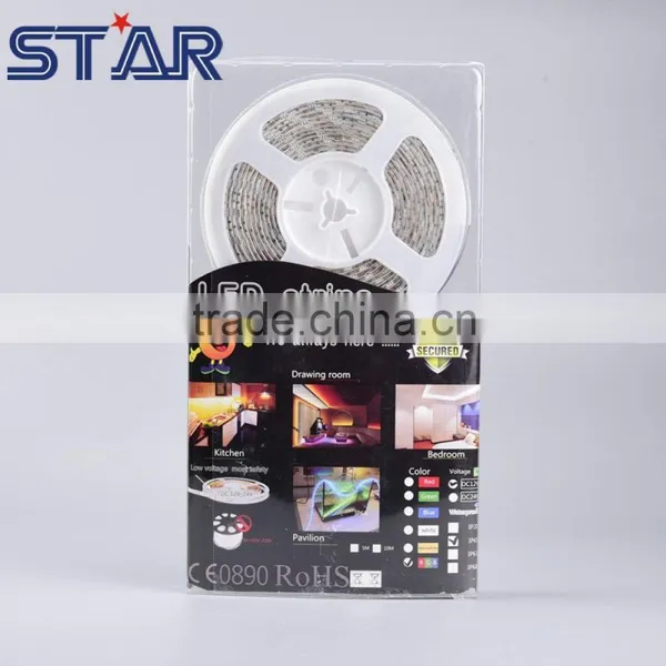 2835 12v/24v 300led Indoor BLUE Flexible LED Strip Light With Power Supply Cheap Led Strip Set Christmas Light photo-2