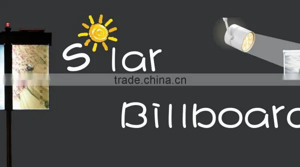 LED Outdoor Advertising Billboard With Solar Power