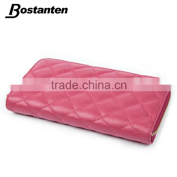 Fashion Plaid Leather Hand Purse for Women photo-2