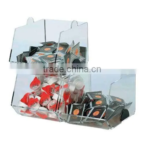 Acrylic stackable bulk bin