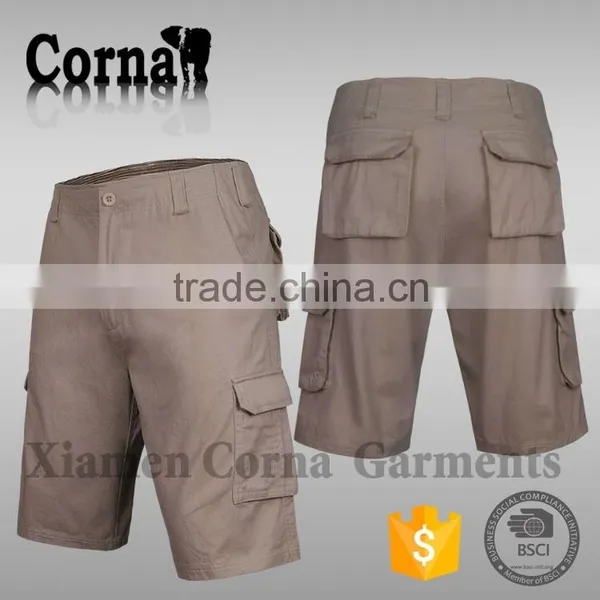 Eco-friendly Recycled Polyester Cotton Fabric Sport Short Pant Men Casual Custom Pants photo-2