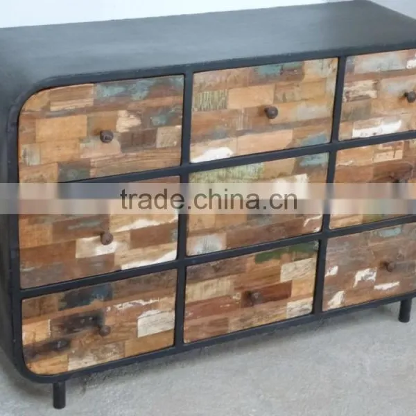 Iron Wood Drawer Chest photo-2