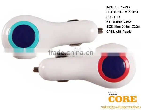 B3 Three USB Port Car Charger,3 Port Car Charger,cheap Car Usb Charger,Auto Charger photo-2